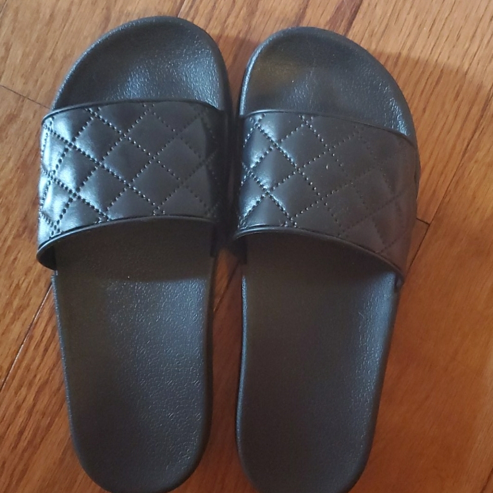 Worn once Black Sandals. A bit too small for me